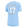 Damen Fußballbekleidung Manchester City Kevin De Bruyne #17 Heimtrikot 2023-24 Kurzarm